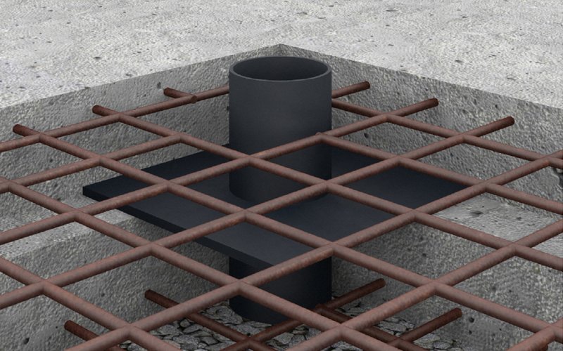 Boden- und Mauerdurchführung